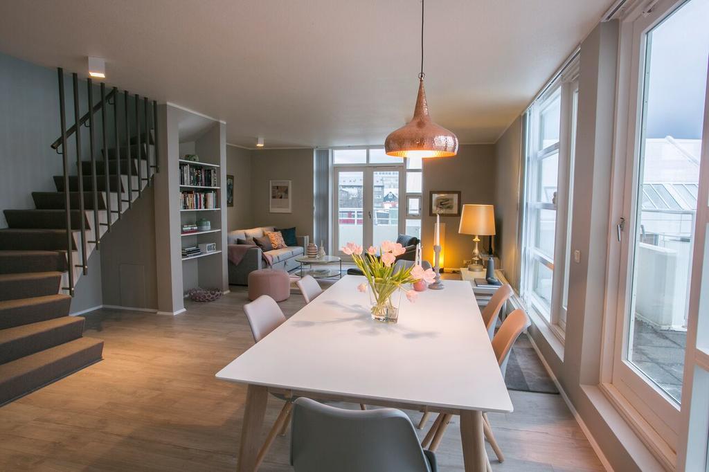 شقة Penthouse Downtown With Free Parking ريكيافيك المظهر الخارجي الصورة